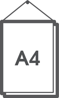 Závěsný A4